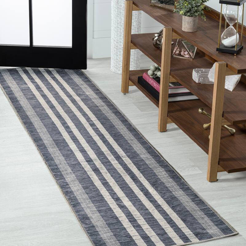 JONATHAN Y Timantii Bohemian Medallion Textured Weave Machine Washable Area Rug