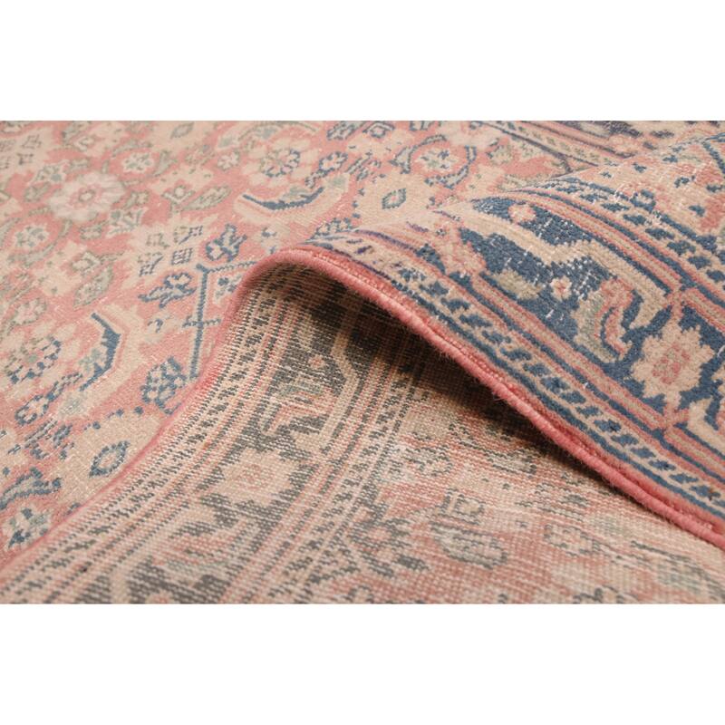 ECARPETGALLERY Hand-knotted Antalya Vintage Copper Wool Rug - 2'4 x 8'10