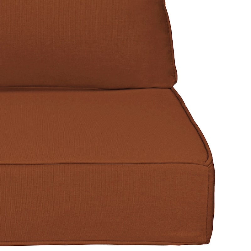 Sunbrella Fabric Outdoor Chair Seat Cushion Set
