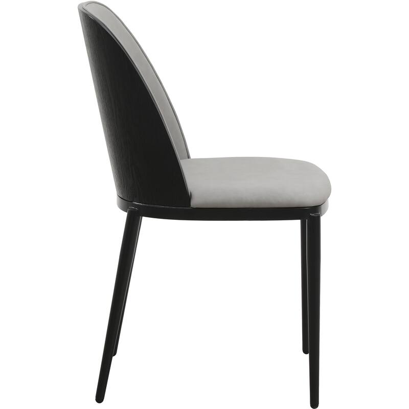 Verve 5-Piece Dining Set 36-Inch Round MDF Tabletop Dining Table and 4 Side Chairs