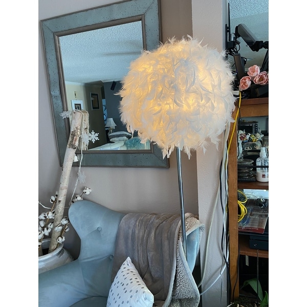 Feather floor lamp dunelm on sale