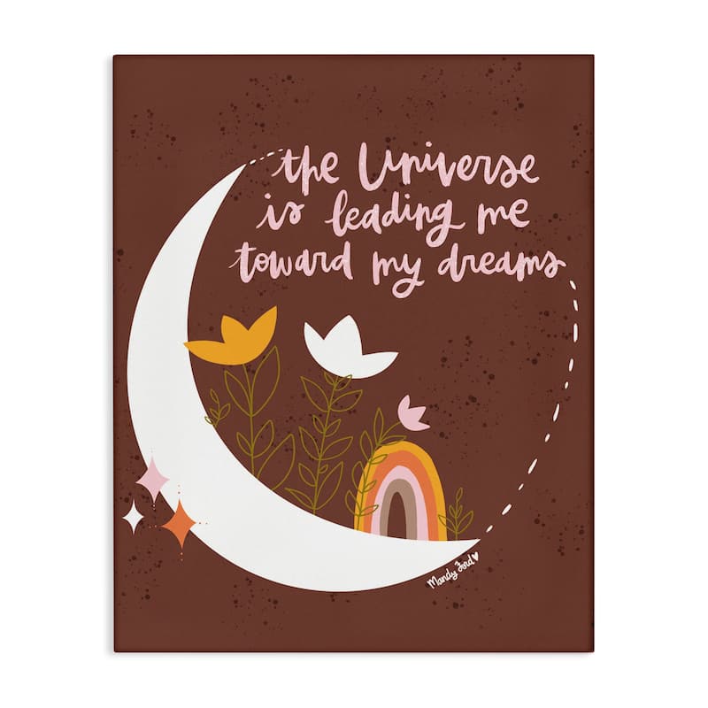 Stupell Leading Me To My Dreams Canvas Wall Art Design By Mandy Ford Art + Illustration - 24 x 30