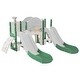 preview thumbnail 38 of 83, Kids Slide Playset Structure 7 in 1, Freestanding Spaceship Set Green