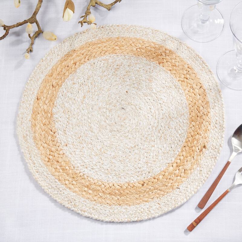 Textured Jute Braided Placemat (Set of 4)
