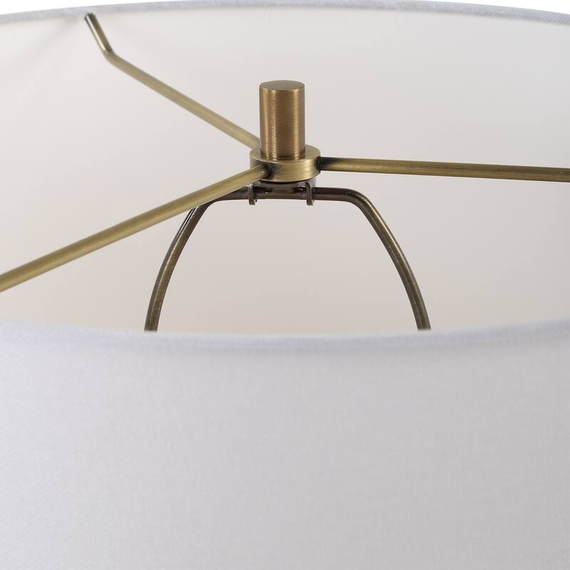 Uttermost Vieste White Table Lamp - 27.5" H X 17" W X 17" D