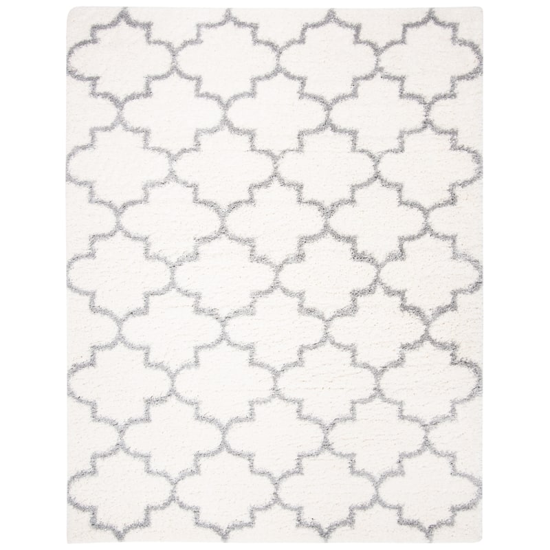 SAFAVIEH Fontana Shag Evor Trellis 2-inch Thick Rug
