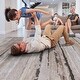 preview thumbnail 3 of 3, LOOM & LUXE Collection 2X8 Grey/Blue/Oriental Non-Shedding Area Rug - 36" D x 24" W x 0.28" H