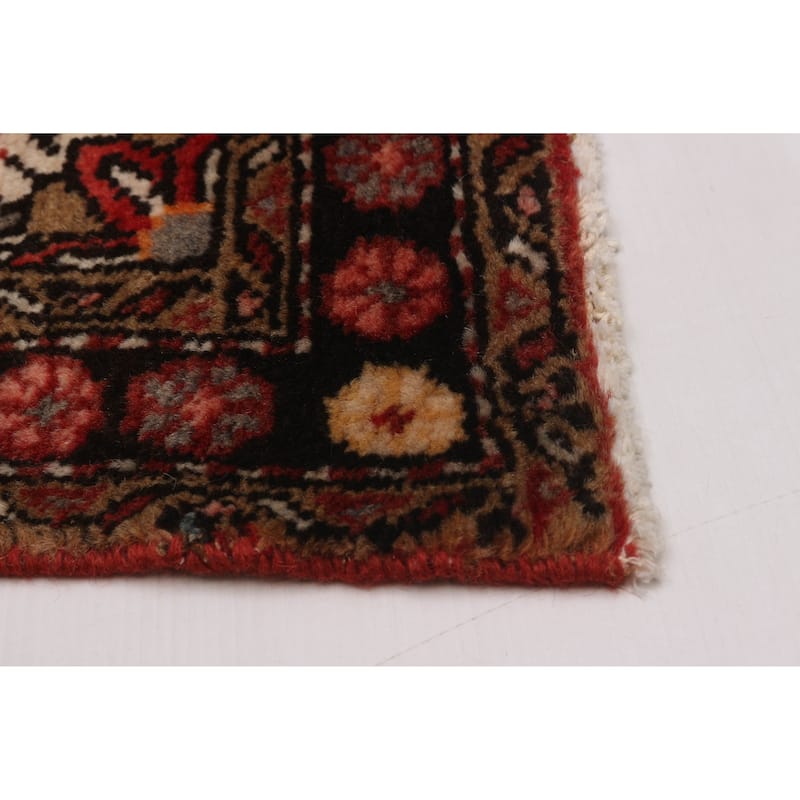 ECARPETGALLERY Hand-knotted Andelz Red Wool Rug - 3'4 x 9'10