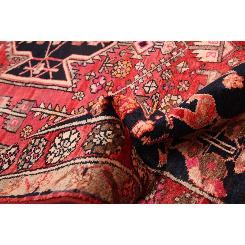 ECARPETGALLERY Hand-knotted Anadol Red Wool Rug - 4'2 x 5'11