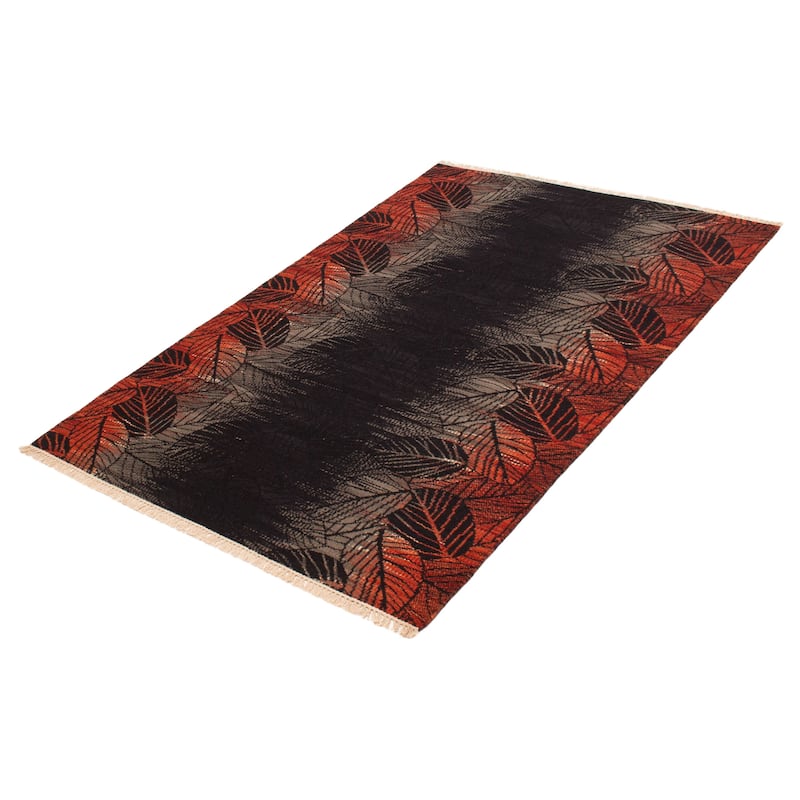 Ankara Black, Copper Kilim 5'4" x 7'11" - 5'4 x 7'11