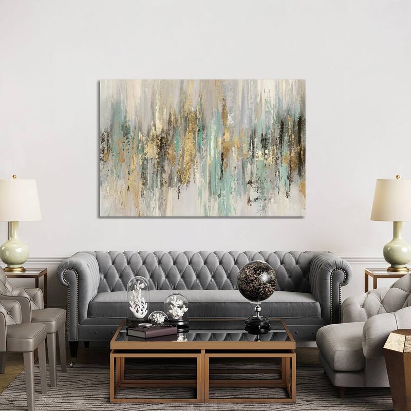 iCanvas "Dripping Gold I" by Tom Reeves Canvas Print