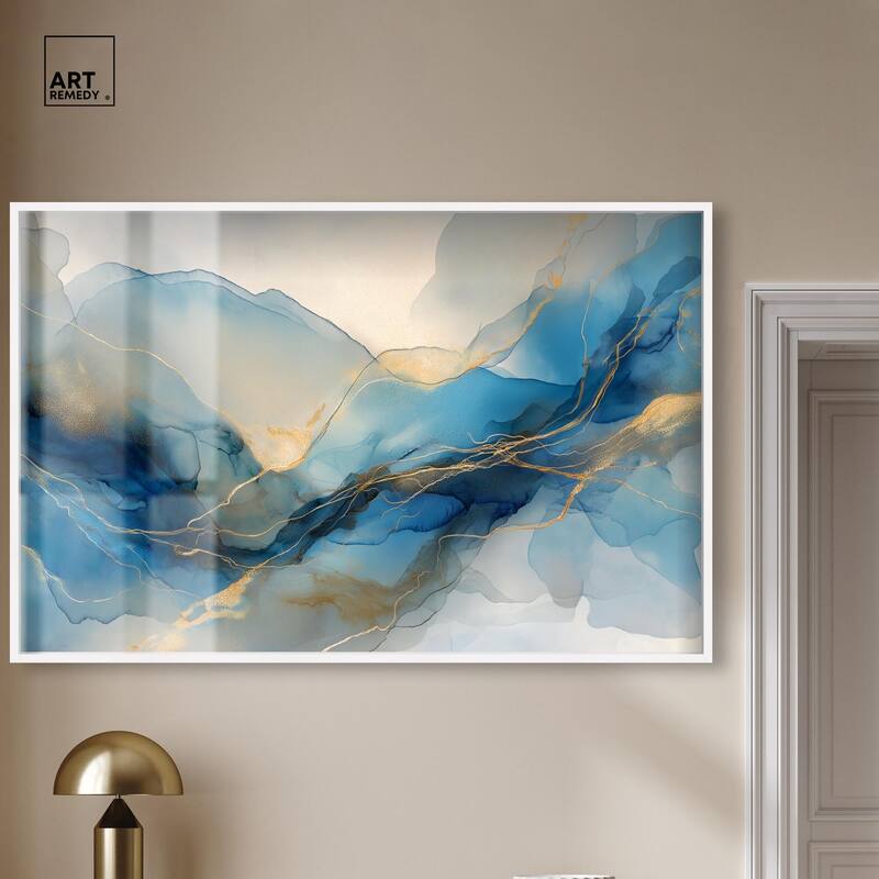 Postmodern Flow II Shadowbox by Art Remedy