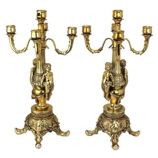 Design Toscano Grande Chateau Candelabra (Set of 2)