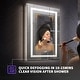 preview thumbnail 59 of 79, Modland 24"-42W x 36"H LED Medicine Cabinet Mirror with USB Charging,5x Makeup Mirror
