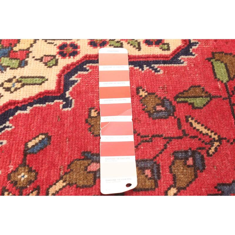 ECARPETGALLERY Hand-knotted Andelz Red Wool Rug - 3'0 x 4'5