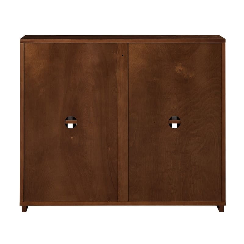 Mid Century Modern Fluted Sideboard Buffet with Storage and Outlet Holes for Living Room Entryway Hallway Kitchen Coffee Bar