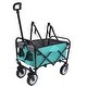 preview thumbnail 21 of 62, Foldable Wagon Cart with Strapping System, Utility Wagon Cart for Camping Shopping Sports Gardeing Fishing All-Terrain Wheels