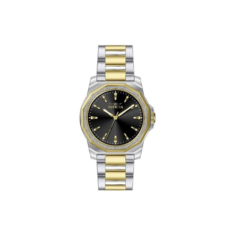 Invicta Men's 49105 Speedway Quartz 3 Hand Black Dial Watch