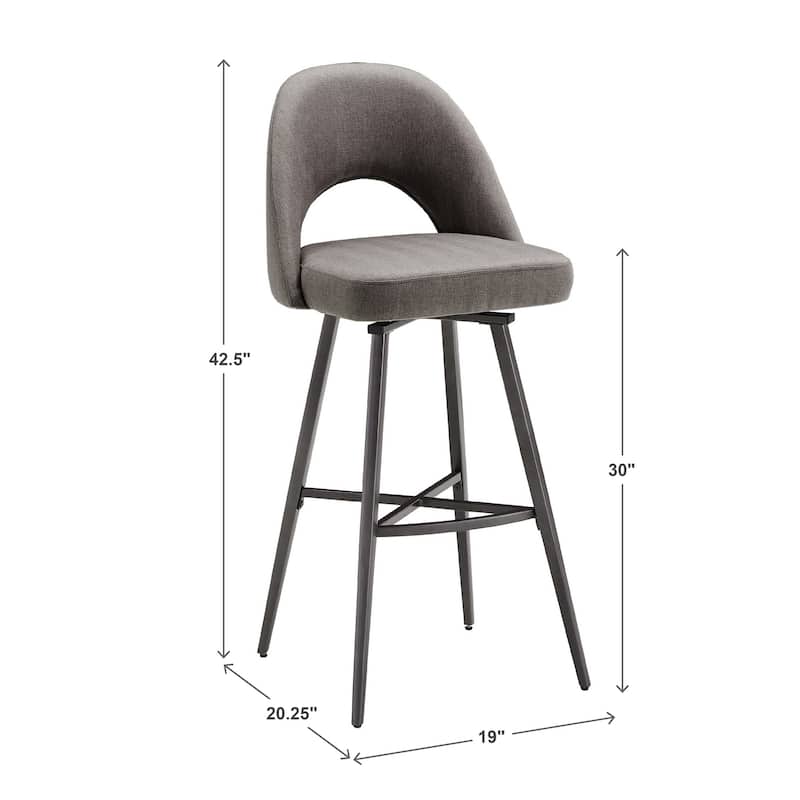 Vaduz Metal Swivel Stools (Set of 2)