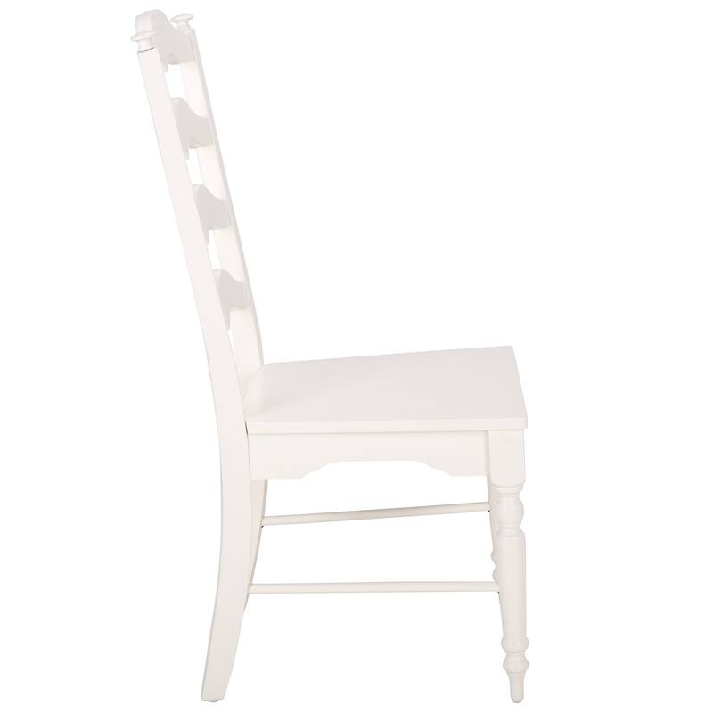 SAFAVIEH HOME Rasia Ladder Back Side Chair - 19"W x 22"D x 41"H