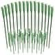 preview thumbnail 1 of 7, 30 Pack Stem Water Tubes for Flowers with Caps, Extendable Vials for Floral Arrangements, Florist Supplies, 6 and 12 Inches