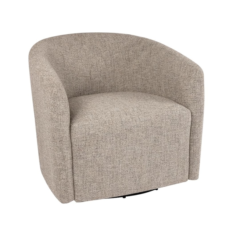 HomePop Nora Upholstered Swivel Accent Chair