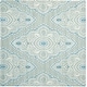 preview thumbnail 11 of 58, SAFAVIEH Handmade Wyndham Shubhra Modern Wool Rug 7' Square - Blue/Ivory - Square