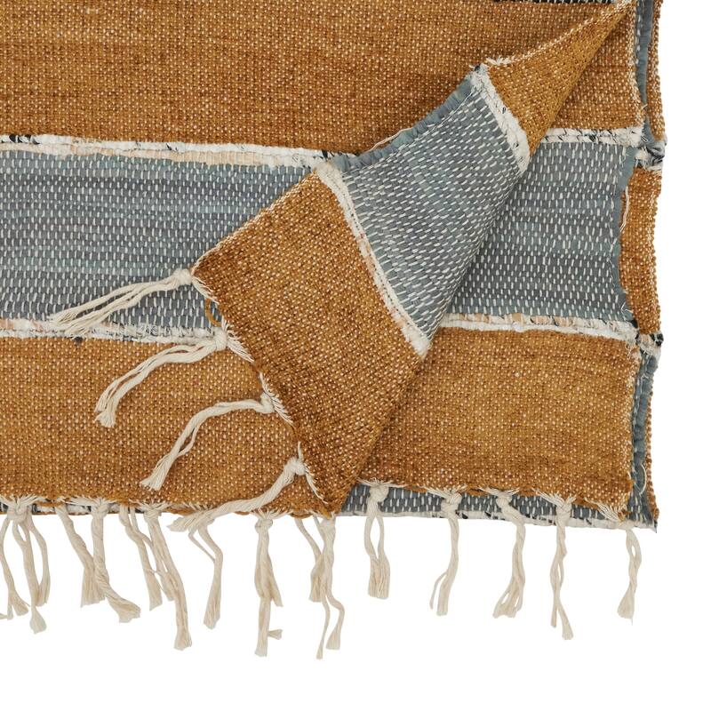 Boho Chic Fringe-Edged Table Runner - 16"x72"