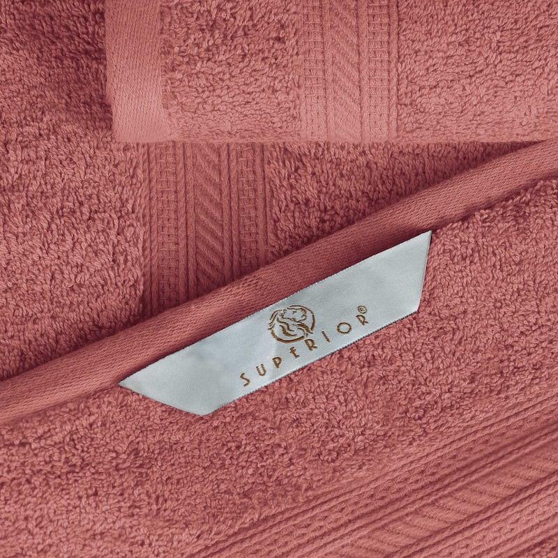 Superior Cotton Solid Highly-Absorbent Bath Towel - (Set of 4)