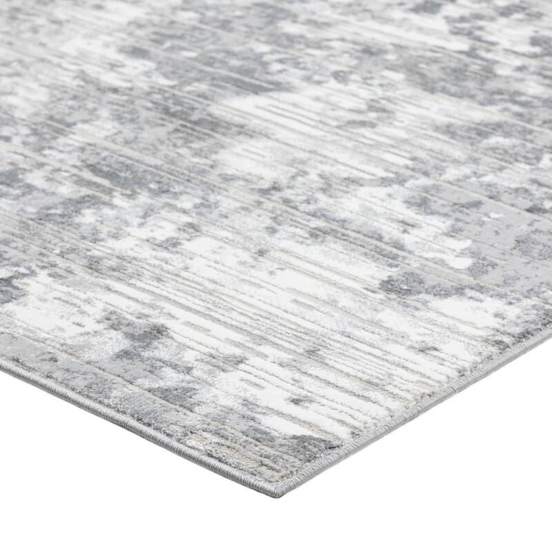 Ansley Vintage Dressed Abstract Rug