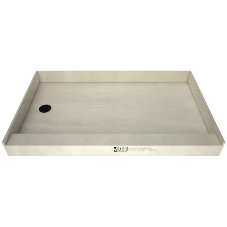 Tile Redi P4872LPVC Redi Base 72" x 48" Rectangular Shower Base with