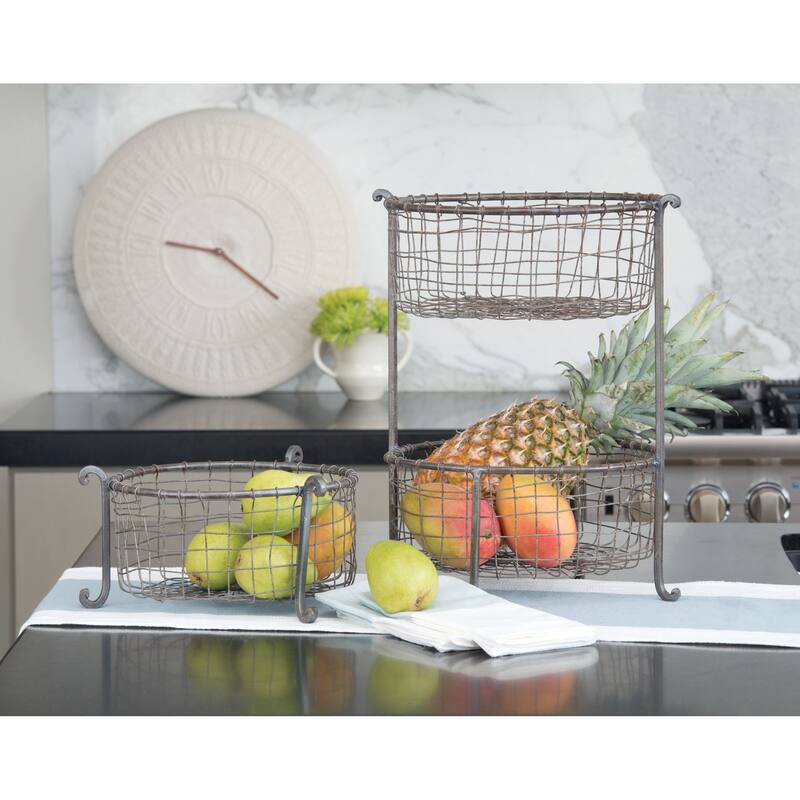 Elk Home Rockwell Natural Finish 12 Inch Wide Basket