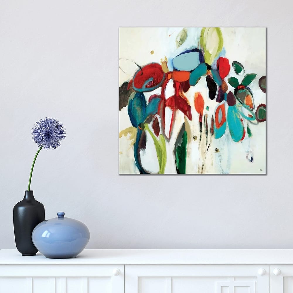 iCanvas "Floral Hints" by Lisa Ridgers Canvas Print