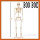 preview thumbnail 6 of 4, 5ft Animated Full Size Halloween Skeleton w Lightup Eyes and Speaker