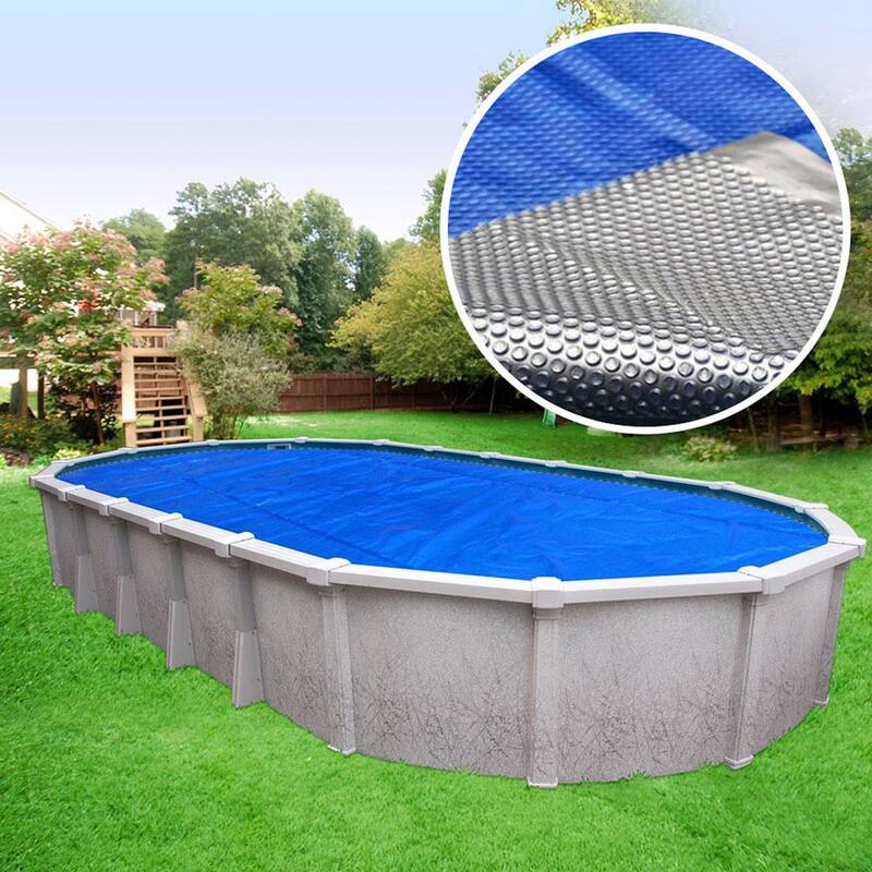 Heavy-Duty Space Age Solar Cover for Swimming Pools - 12' x 24'