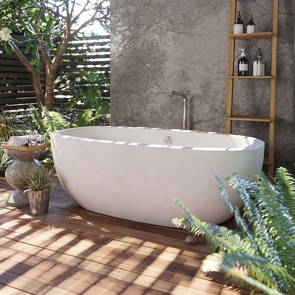 Avalon NativeStone Freestanding Soaking Tub - Bed Bath & Beyond