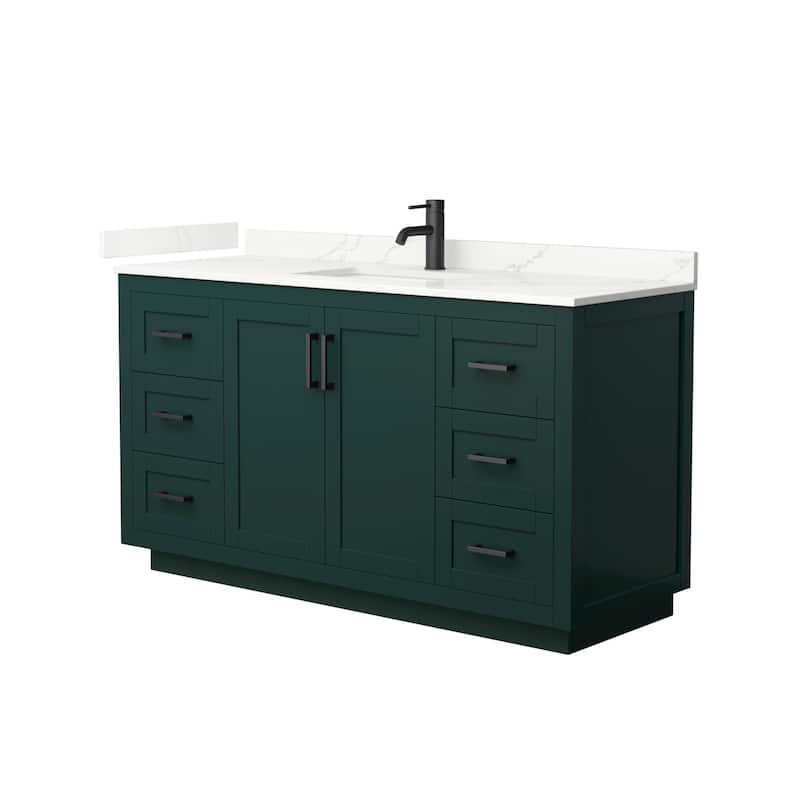 Wyndham Collection WCF292960S-QTZ-UNSMXX Miranda 60" Free Standing