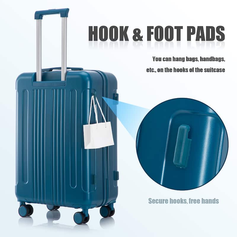 3PCS ABS Carry on Suitcase with TSA Combination Lock