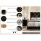 preview thumbnail 15 of 24, CraftPorch 3 Piece Bedroom Nightstands Set Velvet Upholstered Bed