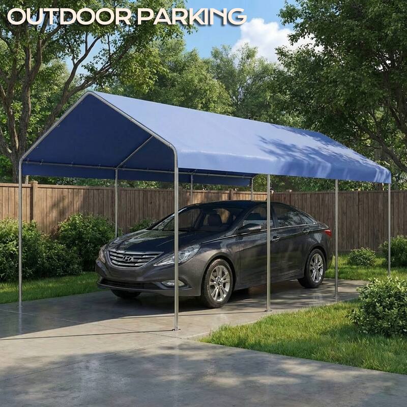 Aoodor 10 x 20 FT Carport Replacement Canopy Cover