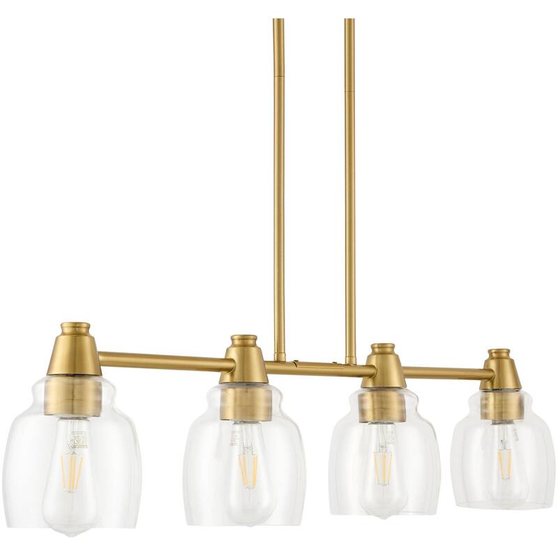 Livabliss Cavtat Rustic Chandelier - 5"L x 33"W x 8"H - Brass