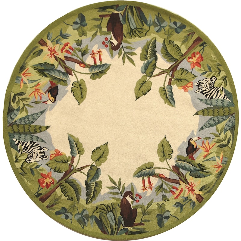 SAFAVIEH Handmade Chelsea Margrieta French Country Wool Rug