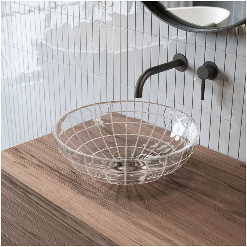 Swiss Madison SM-VS330 Virage 15-3/4" Circular Glass Vessel Bathroom - Glass