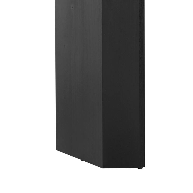 Elegant Console Table, Fireplace Design, Simple and Functional with High-Quality Wood Veneer Top