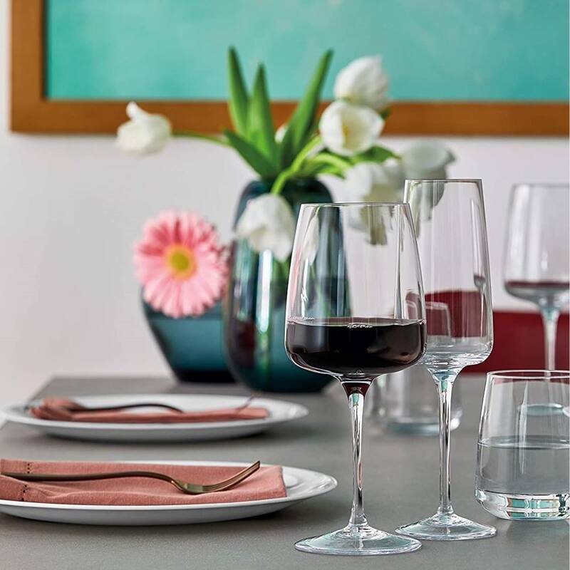 Bomrioli Rocco Planeo 18.75 Ounce All Purpose Wine Glass, Set of 4 - 18.75 ounce