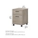 preview thumbnail 48 of 49, Key West 2 Drawer Mobile File Cabinet by Bush Furniture