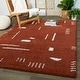 preview thumbnail 26 of 76, Carson Shag Area Rug 4'4" x 6' - Rust - Rectangle