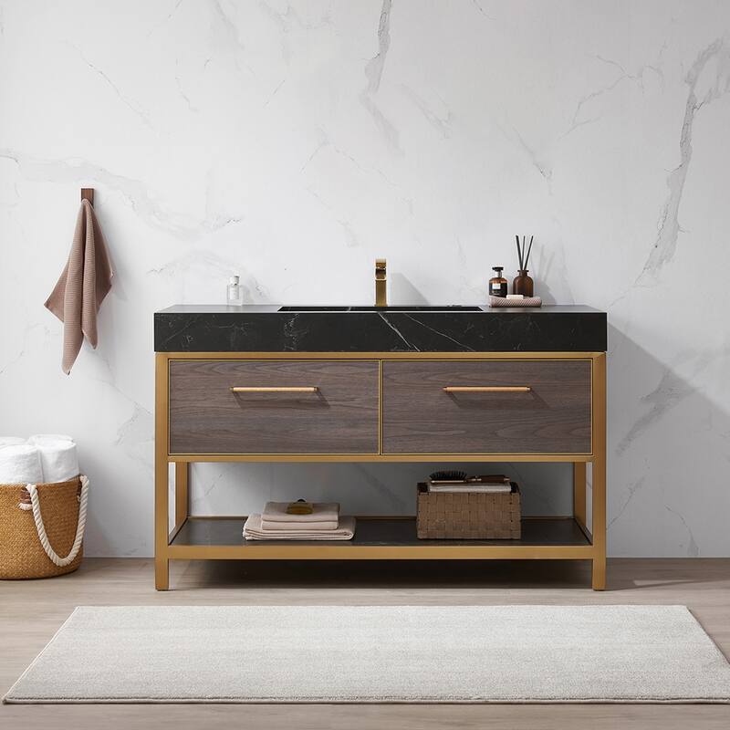 Segovia Bath Vanity with Sintered Stone Top