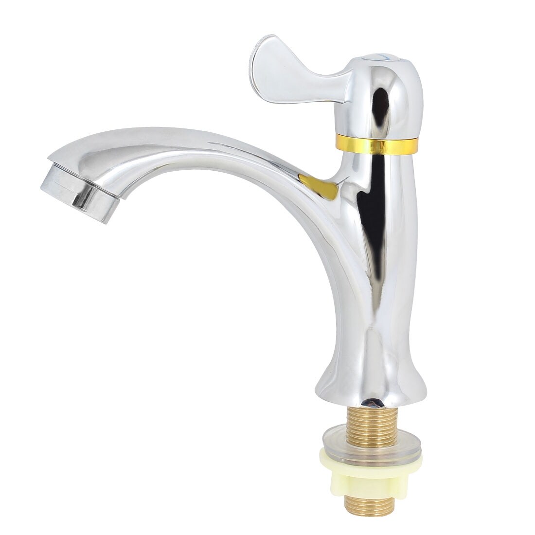 Shop Unique Bargains Kitchen Bathroom Sink Basin Chrome Plated 1