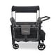 preview thumbnail 2 of 8, W2 Elite Quad Stroller Wagon-Charcoal Gray